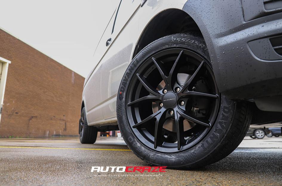 VOLKSWAGEN TRANSPORTER WISHBONE SATIN BLACK
